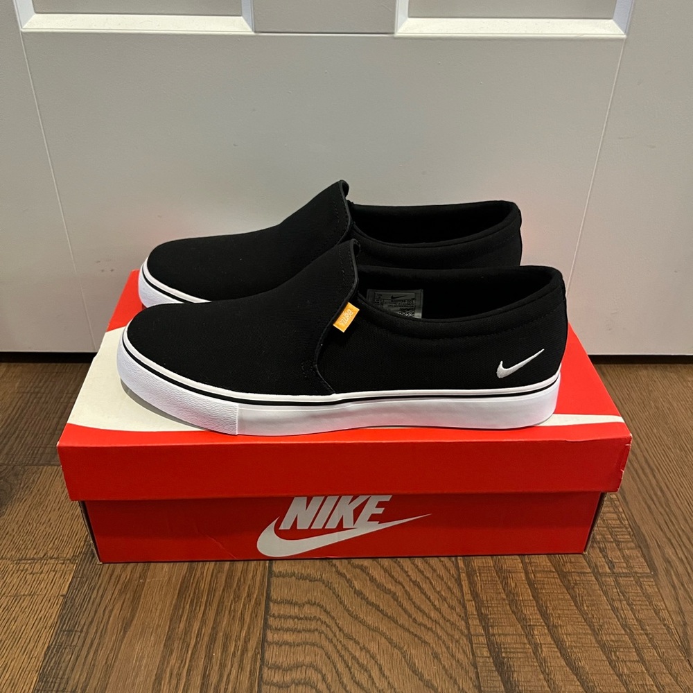 Nike Black Slip-On Court Royale AC Shoes